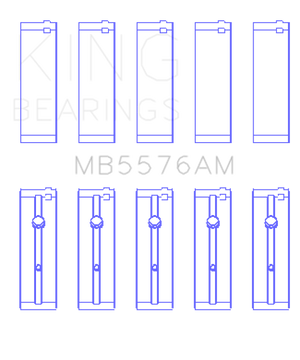 KING KINGMB5576AM0.25 fits KING MB5576AM0.25 Engine Bearings fits Ford J4B/J4C