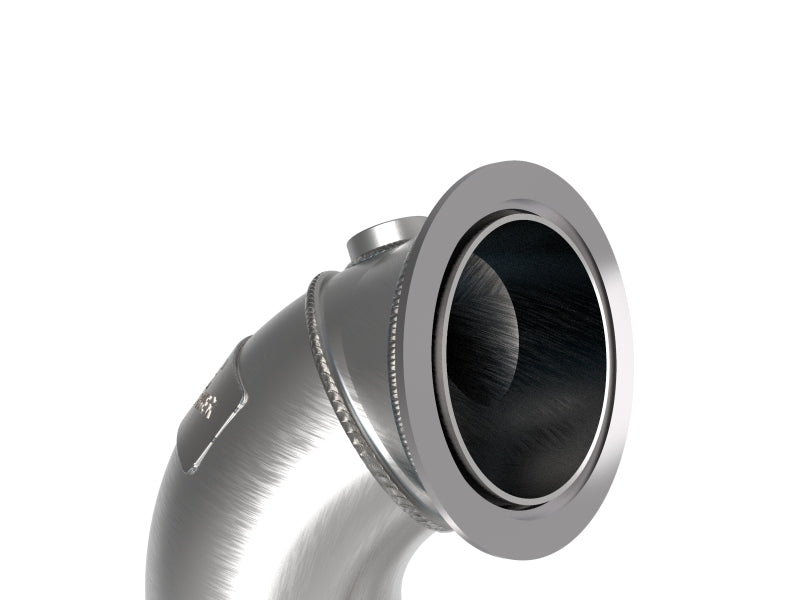 AFE 48-36411-1YC Twisted Steel Down Pipe 3in 304 Stainless Steel w/ Cat 15-18 f
