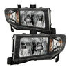 9025495 Xtune fits Honda 06-13 Ridgeline Crystal Headlights Black HD-JH-HRID06