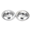 PowerStop fits Infiniti 04-10 QX56 Rear Evolution Drilled & Slotted Rotors -