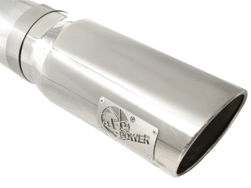 AFE 49-04041-P Exhaust 5in DPF-Back Al Steel 11-13 fits GM Diesel Trucks V8-6.6