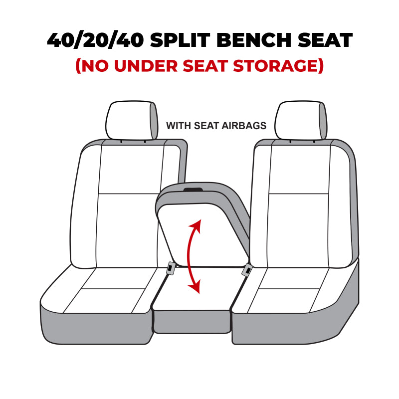 Covercraft SS3430WFBK Endura Waterproof Polyester SeatSaver Custom Front Row