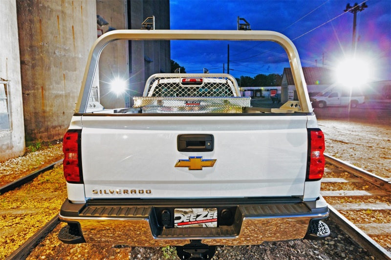 Dee DZ 95054R Zee Universal fits Chevrolet Silverado Cargo Management Rear Rack - Standard Silver