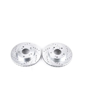 PowerStop fits Acura 02-06 RSX Front Evolution Drilled & Slotted Rotors - Pair