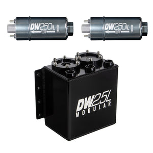 DeatschWerks 6-252-25ST 2.5L Modular Surge Tank (Incl. 2 DW250iL In-Line Fuel P