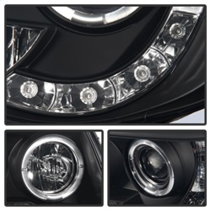 Spyder 5078650 fits Toyota 05-11 Tacoma Projector Headlights LED Halo LED Blk S