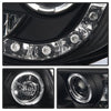 Spyder 5078650 fits Toyota 05-11 Tacoma Projector Headlights LED Halo LED Blk S