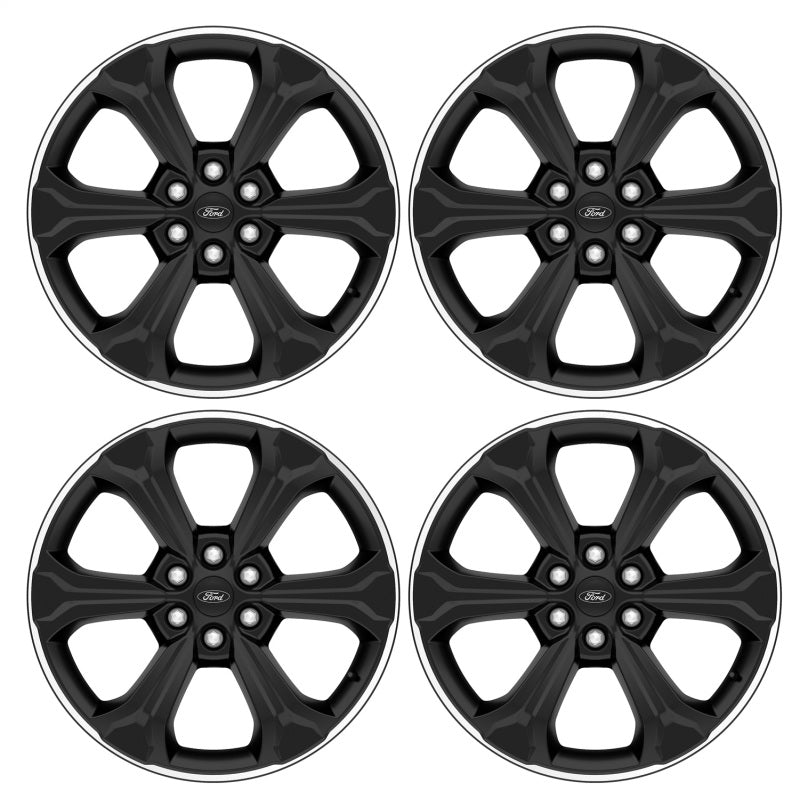 fits Ford 15-23 Racing M-1007K-S2295B F-150 22in Wheel Kit - Black w/Machined Face