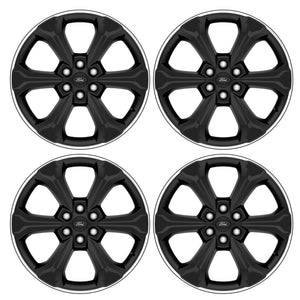 fits Ford Racing M-1007K-S2295B 15-23 F-150 22in Wheel Kit - Blk w/Machined Face