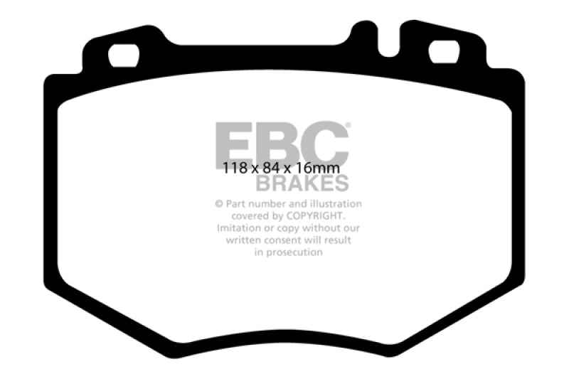 EBC DP21487 Brakes Greenstuff 2000 Series Sport Pads