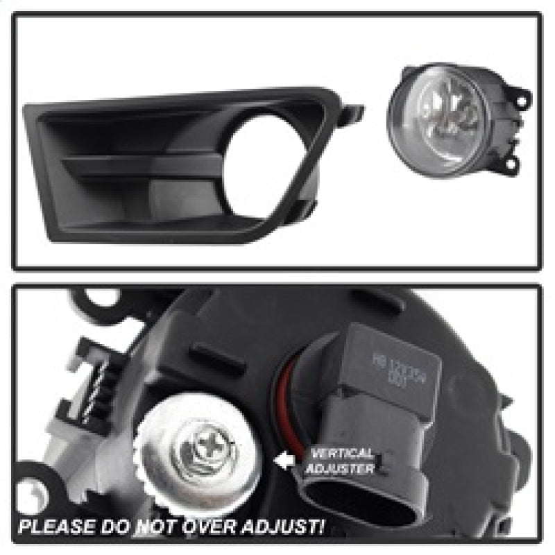 Spyder 5083029 fits Ford 10-12 Mustang OEM Fog Light W/Universal Switch- Clear