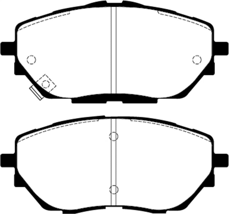 EBC DP22368 2017+ fits Toyota C-HR 2.0L Greenstuff Front Brake Pads