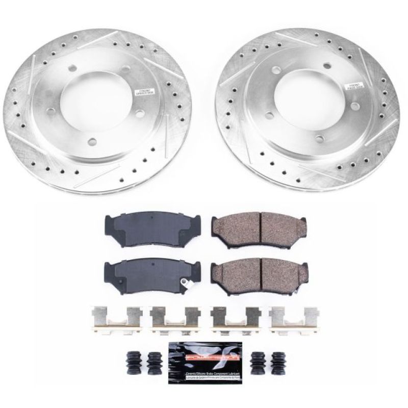 PowerStop K5014 fits Chevrolet 00-04 Tracker Front Z23 Evolution Sport Brake Kit