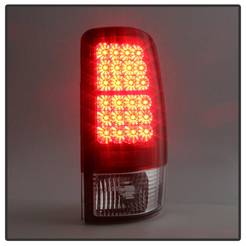 Spyder 5001542 fits Chevy 00-06 Suburban/Tahoe 1500/2500 LED Tail Lights Red Cl