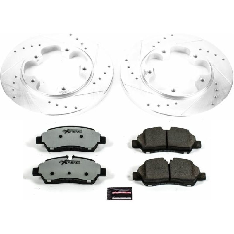 PowerStop K7145-36 15-19 fits Ford Transit-150 Rear Z36 Truck & Tow Brake Kit