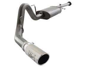AFE 49-43067-P rce XP SS Exhaust 3in Cat-Back w/4.5in Polished Tip 11-14 fits F