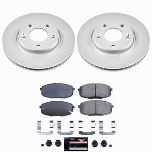 Power Stop 09-12 Hyundai Elantra Front Z23 Coated Brake Kit