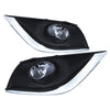 Spyder 5080240 fits Nissan versa 2015+ OEM Fog Lights w/Switch Clear FL-NV2015-