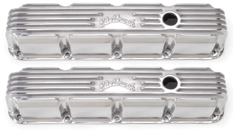 Edelbrock 4177 Valve Cover Classic Series fits Chrysler Magnum V8 Polshed