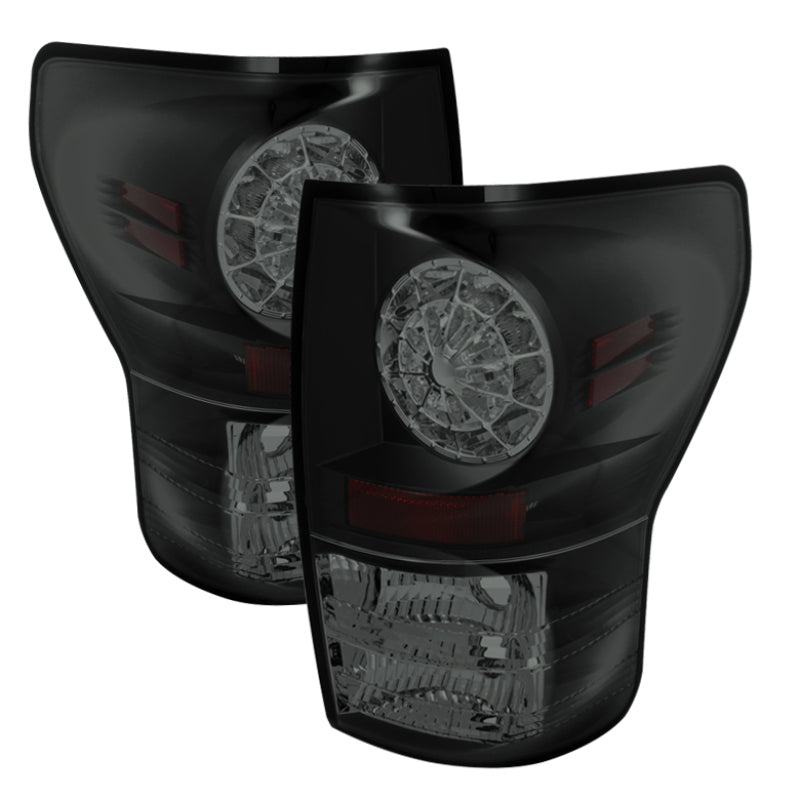 Spyder 5078254 fits Toyota 07-13 Tundra LED Tail lights Black Smoke ALT-YD-TTU0