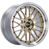 BBS LM272GPK LM 19x10 5x120 ET25 Gold Center Polished Lip Wheel -82mm PFS/Clip Required