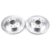 PowerStop fits Mazda 86-91 RX-7 Rear Evolution Drilled & Slotted Rotors - Pair