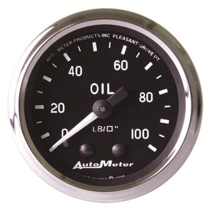 AutoMeter 201006 Autometer Cobra 2-1/16in 100 PSI Mechanical Oil Pressure Gauge