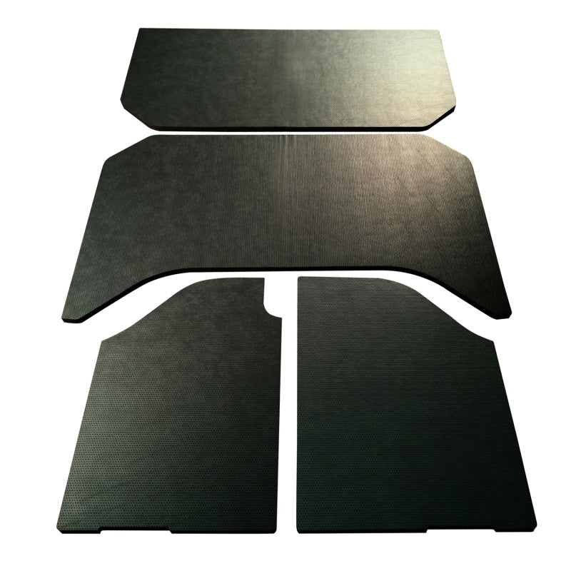 DEI  50155 fits Jeep 07-10 Wrangler JK 4-Door Boom Mat Headliner - 4 Piece - Bla