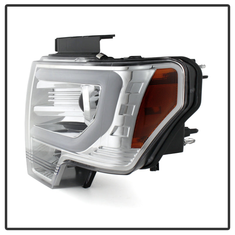 Spyder 5077639 fits Ford 13-14 F150 Projector Fctry Xenon Model- Light Bar DRL
