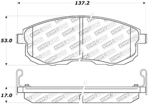 Stoptech 309.0815 Performance 02-05 fits Infiniti G35 / 07-09 Nissan Altima/Sentra / 6/02-05 350Z Front Brake Pa