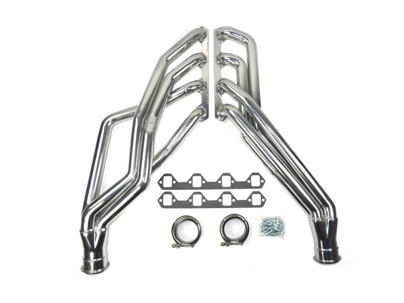 JBA 6616SJS fits Ford 65-73 Mustang 351W SBF 1-3/4in Primary Silver Ctd Long Tube Header