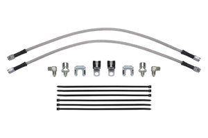 Wilwood flexline kit 22IN. M10X1.50 IF to 90 deg 1/8-27 NPT
