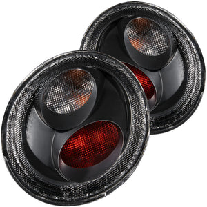ANZO 221119 1998-2005 Volkswagen Beetle Taillights Black