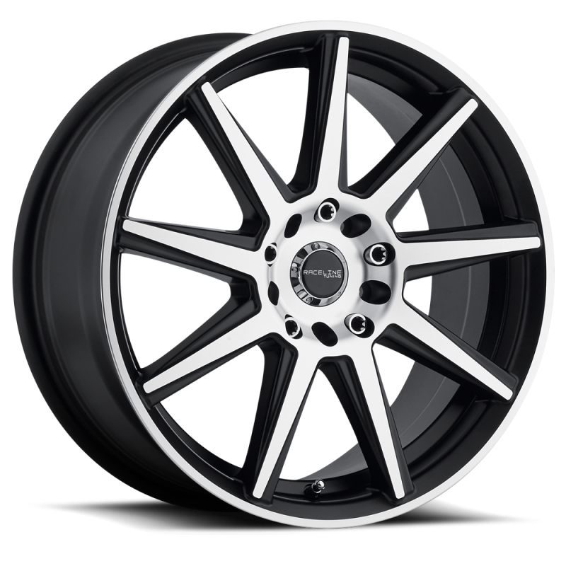 Raceline 144M-77591+40 144M Storm 17x7.5in / 5x112/5x120 BP / 40mm Offset / 74.1