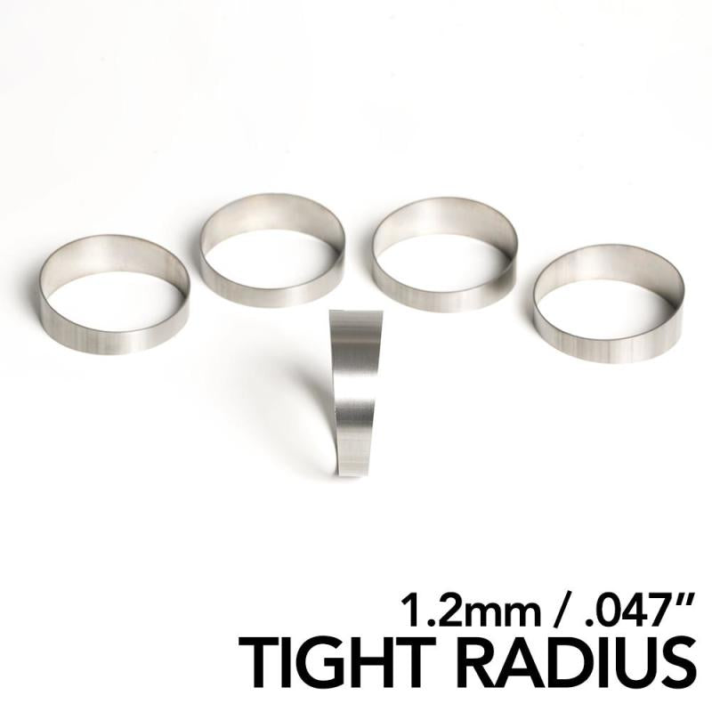 Ticon 109-03201-0014 Industries 1.25in 45 Degree 1.7D/2.13in CLT TR 1.2mm/.047in Wall Titanium Pie Cuts - 5pk