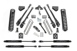 Fabtech K2013M 05-07 fits Ford F250 4WD w/o Factory Overload 6in 4Link Sys w/Coils & Stealth