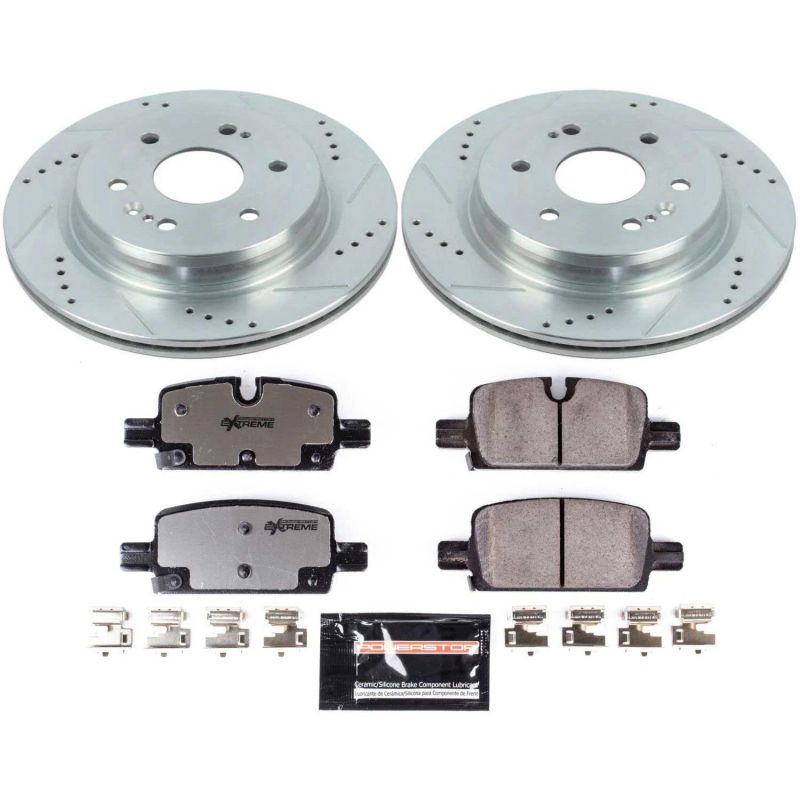 PowerStop K8173 36 fits Chevrolet Silverado 1500 Rear Z36 Truck & Tow Brake Kit