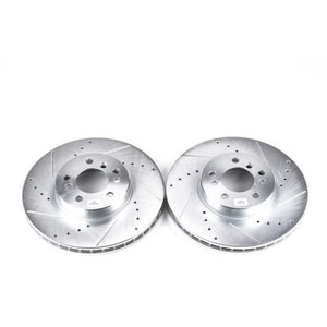 PowerStop fits BMW 00-06 X5 Front Evolution Drilled & Slotted Rotors - Pair