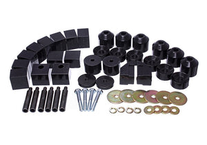 Energy Suspension 1.4102G 86-95 fits Suzuki Samurai Black 1in Lift Body Mount Set
