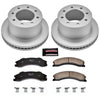 Power Stop CRK5562 11-19 fits GMC Sierra 3500 HD Rear Z17 Coated Brake Kit