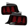 Spyder 5086716 fits Ford 05-09 Mustang (Red Light Bar) LED Tail Lights - Black