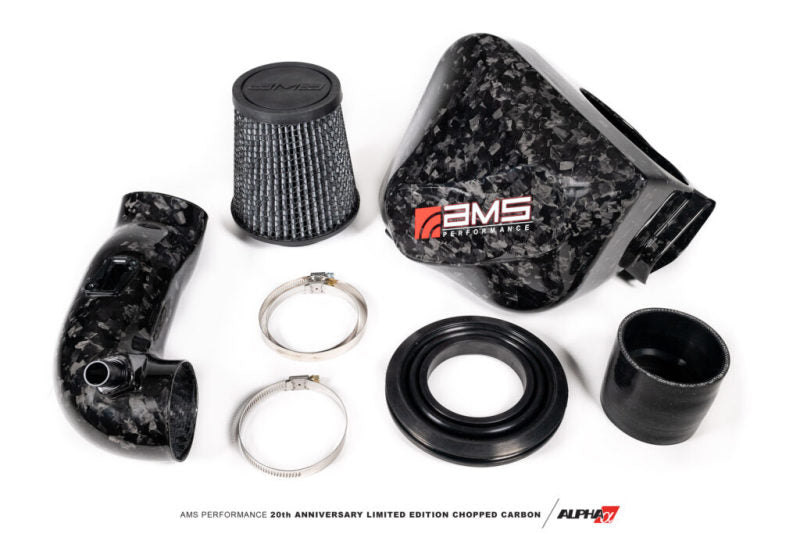 AMS AMS.38.08.0001-2 Performance 2020+ fits Toyota Supra A90 Chopped CF Cold Air Intake System (Does Not Fit w/ Strut Bar)