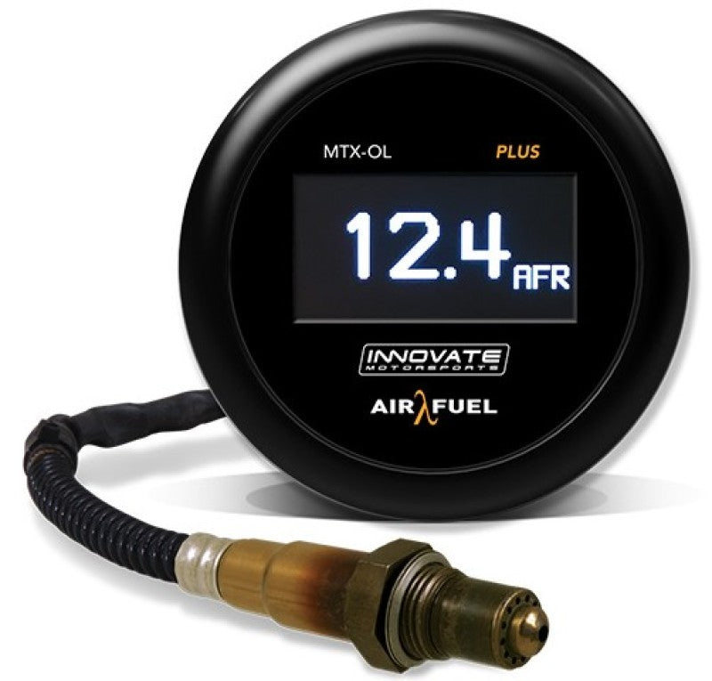 Innovate 39360 MTX-OL PLUS Wideband Digital Air/Fuel Ratio OLED Gauge Kit 3ft w/O2 Sensor