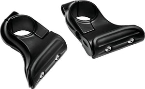 Kuryakyn 7633 Kuryakyn Toe Rest Cruise Pegs Satin Black (Pair)