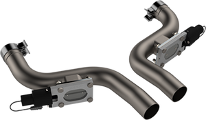 QTP 530115 2015-2023 fits Dodge Challenger,Charger & Chrysler 300C 6.2,6.4L QTP Aggressor Cutout Pipes