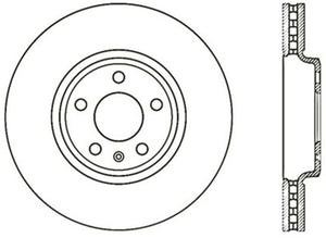 Stoptech 127.33123CL 08-11 Audi A5 Quattro w/TRW/Girling Brakes Cryo Sport Slotted & Drilled Front Left Rotor