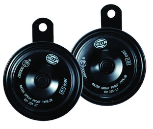 Hella LA011225802 Horn Kit Bx Blk Disc 77Mm 12V Univ