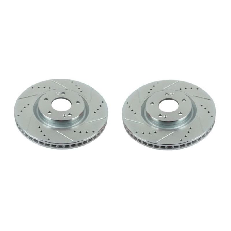 PowerStop fits Hyundai 12-17 Azera Front Evolution Drilled & Slotted Rotors -