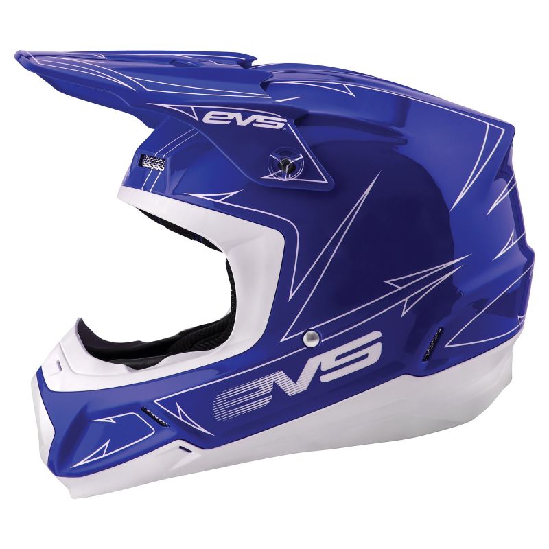 EVS H16T5P-BUW-M T5 Pinner Helmet Blue White - Medium