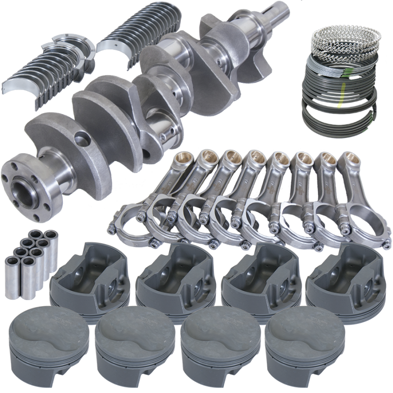 Eagle 16006125 fits Ford 289/302 3.250in Crank 5.400in I-Beam Rods -6cc Flat Top 4.125in Pistons Rotating Assembly